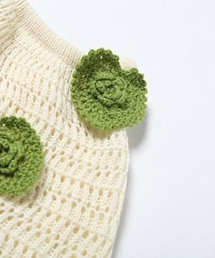 Chic Crochet Floral Halter Top & Mini Skirt Set | Your Boho Resort & Vacation Essential