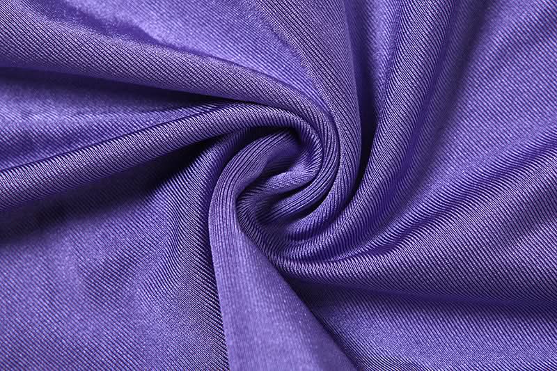 Daring Violet Ruched Two-Piece Set: Strapless Bandeau Top & Mini Skirt for Fall Parties & Tropical Getaways