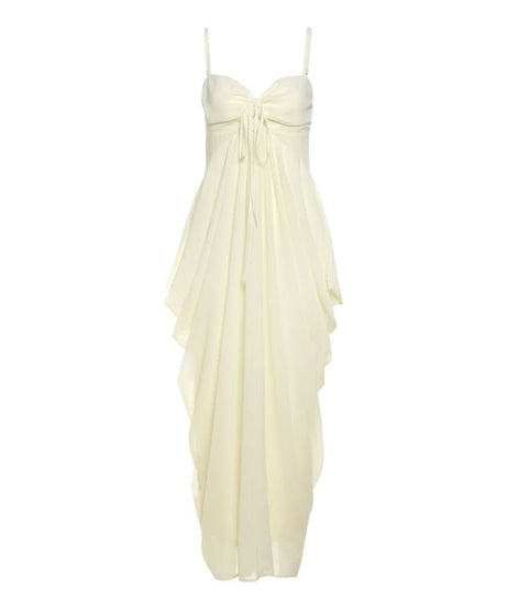 Effortless Elegance: Ruched Tie-Front Flowy Maxi Dress – Your Chic Fall Getaway & Resort Essential