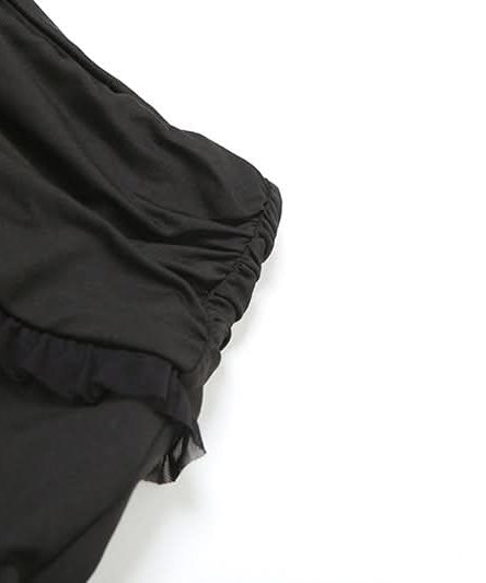 Sultry Ruffle Cami & High-Waist Shorts Lounge Set - Chic Fall Comfort