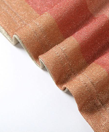 Shimmering Sunset Stripe Halter Mini Dress - Your Fall & Holiday Party Statement