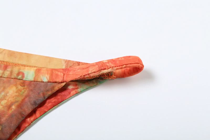 Vibrant Tropical Print Bandeau & High-Slit Maxi Skirt Set – Your Chic Fall Getaway Essential