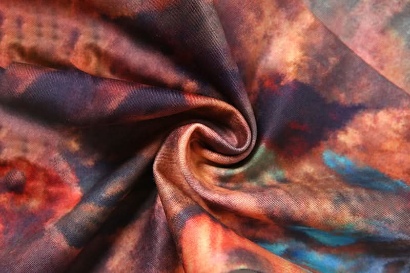 Artisan Beaded Halter Bikini: Abstract Print Swimwear for Your Winter Sun Escape