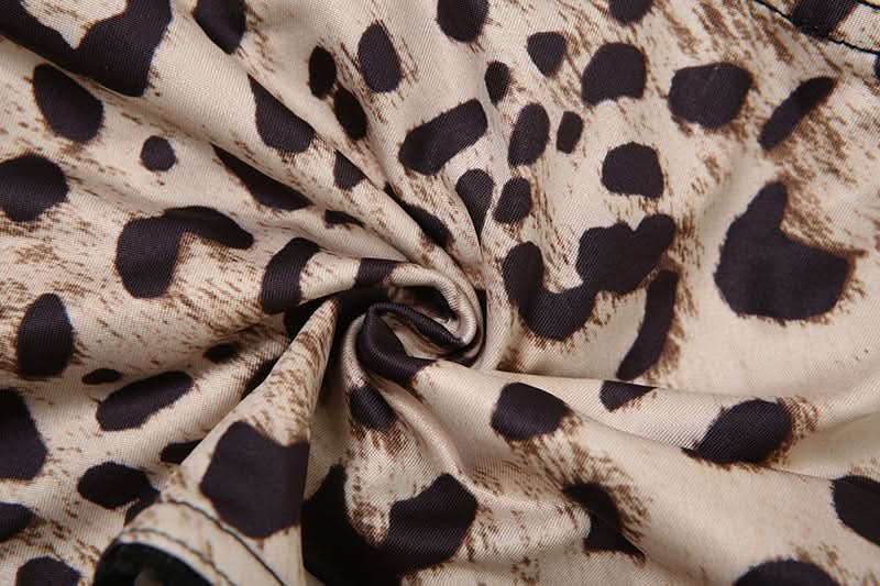 Wild Instinct Leopard Print V-Neck Backless Crop Top – Fall's Fierce Fashion Statement