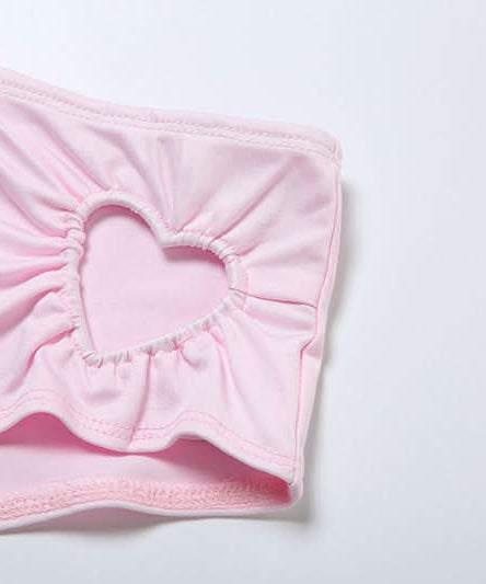 Sweetheart Pink Ruched Cami & High-Waist Panty Set - Cozy Fall Loungewear