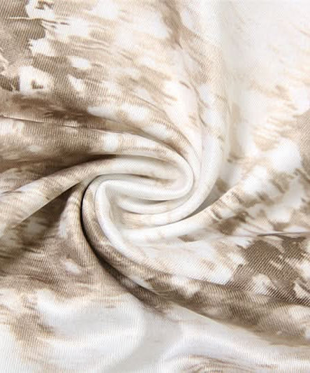 Chic Fawn Print Lace Lounge Set: Bralette & Boy Shorts for Fall Comfort