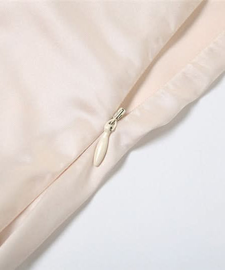 Effortless Elegance: The Champagne Satin Bow-Back Maxi Dress with Slit - Perfect for Fall Celebrations & Holiday Galas