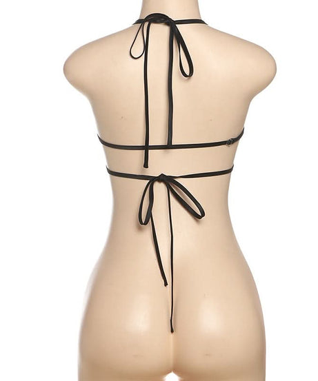 Glamorous Rhinestone Heart Halter Crop Top – Sparkle & Shine This Halloween & Holiday Season!