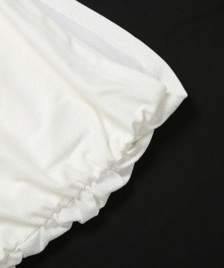 Effortless Fall Elegance: Ivory Ribbed One-Shoulder Maxi Skirt Set for Holiday Glam