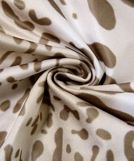 Sultry Leopard Halter Mini Dress - Ruffled V-Neck for Fierce Fall Nights Out