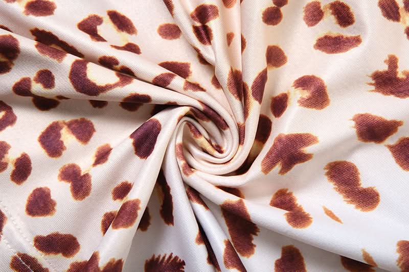 Trendy Leopard Print Square Neck Crop Top with Peek-a-Boo Pink Lace | Fall 2025 Style