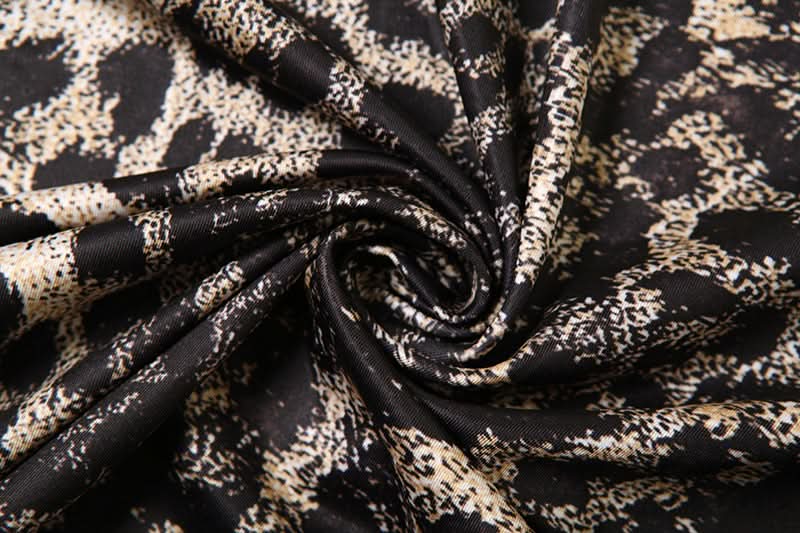 Fierce Leopard Print Maxi Dress - Illusion Corset Bodice for Fall & Holiday Glamour