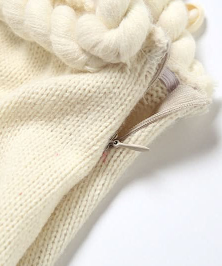 Coastal Chic Knitted Mini Skirt with Seashell & Rope Waist - Your Fall Getaway Essential