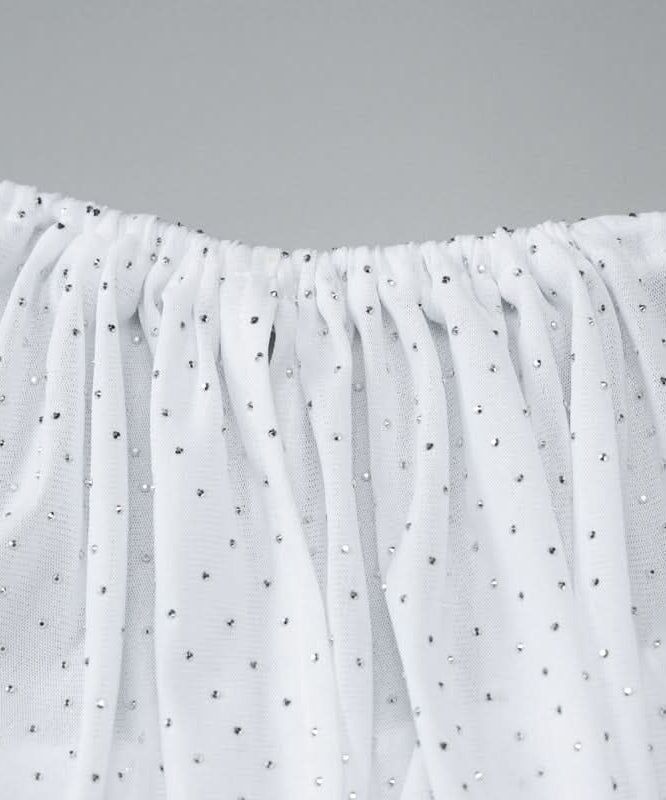 Dazzling Dot Mesh Halter Mini Dress - Chic Ruched Style for Parties & Holiday Glam