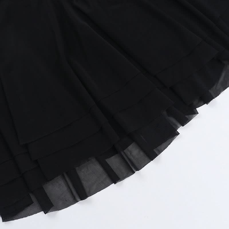 Black Siren Strappy V-Neck Ruched Mini Dress - Your Fall & Halloween Party Must-Have