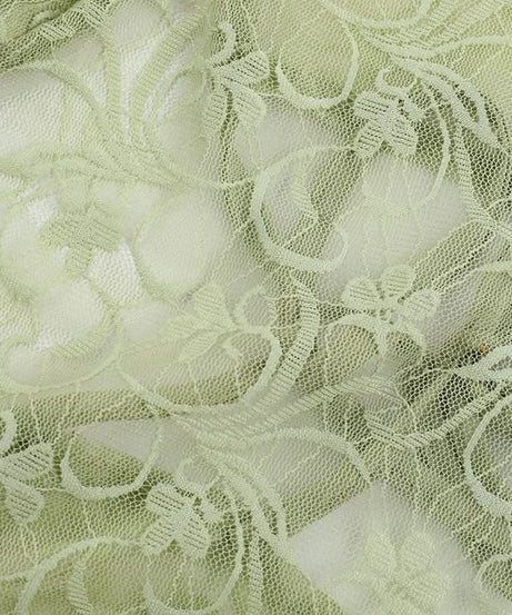 Chic Pistachio Green Lace Halter Top | Sheer Ruched Bustier for Fall Nights