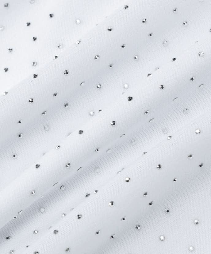 Dazzling Dot Mesh Halter Mini Dress - Chic Ruched Style for Parties & Holiday Glam