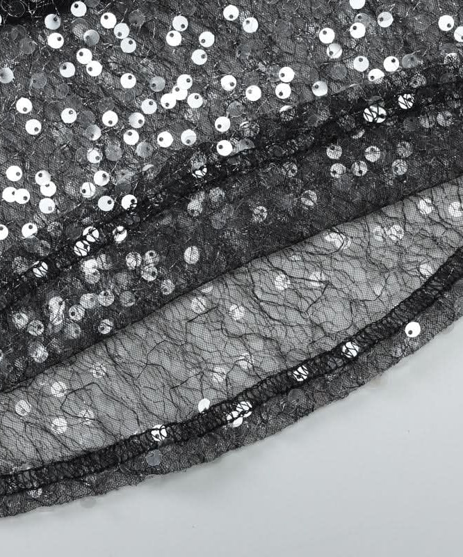 Glamorous Sequin & Sheer Babydoll Cami Top - Your Sparkle for Fall Parties & Holiday Nights