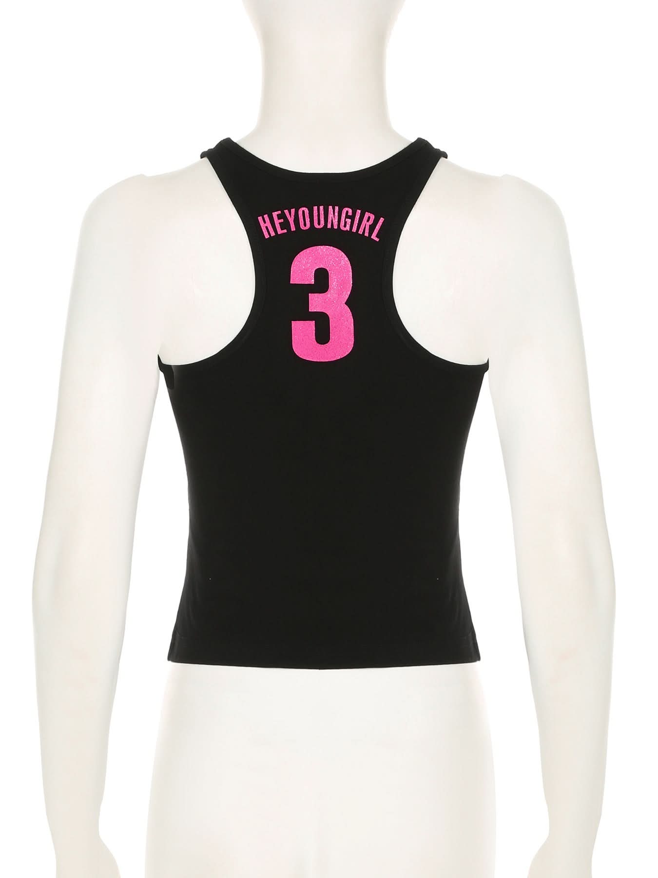 Sassy 'HEYOUNGIRL 3' Racerback Tank Top for Women - Your Bold Fall Athleisure & Layering Essential