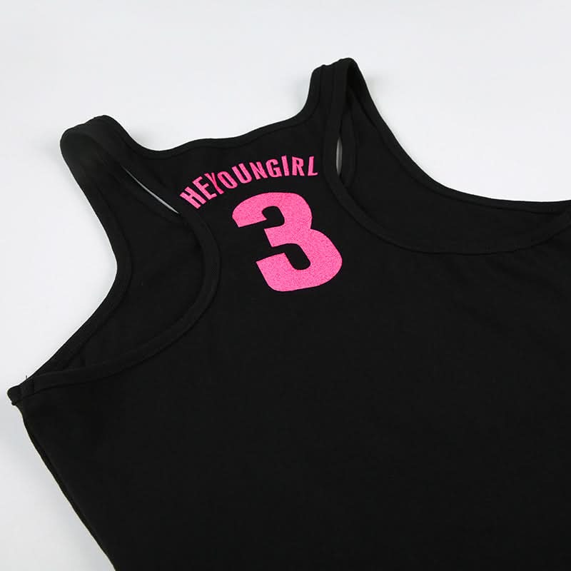 Sassy 'HEYOUNGIRL 3' Racerback Tank Top for Women - Your Bold Fall Athleisure & Layering Essential