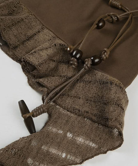 Autumn Pixie Dust Asymmetrical Ruffle Mini Skirt - Boho Chic & Fairycore Fall Fashion