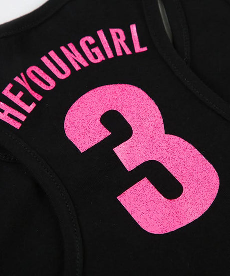 Sassy 'HEYOUNGIRL 3' Racerback Tank Top for Women - Your Bold Fall Athleisure & Layering Essential