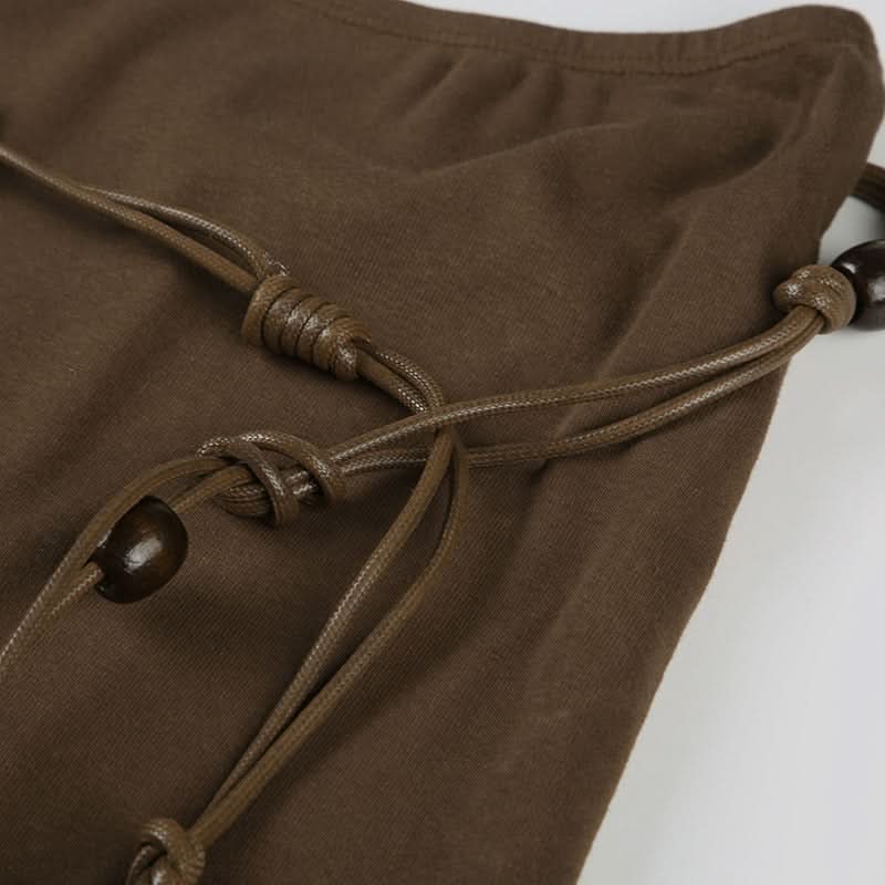 Autumn Pixie Dust Asymmetrical Ruffle Mini Skirt - Boho Chic & Fairycore Fall Fashion