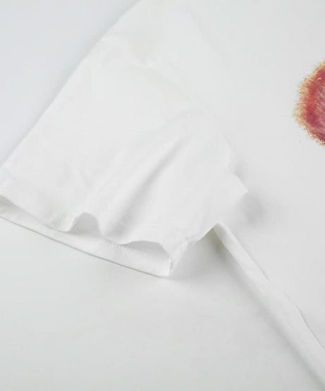 Glam Grills & Dripping Jewels Graphic Tee - Edgy Fall Statement Top for Women