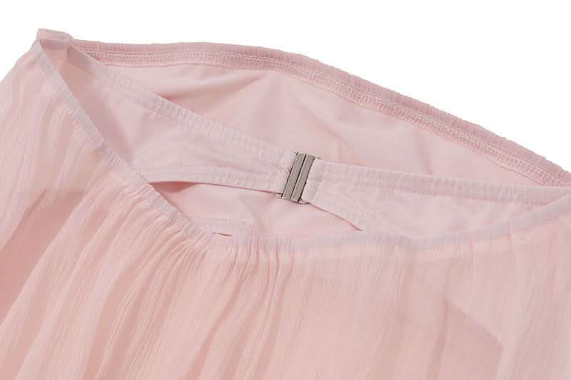 Blush Pink Backless Ruched Mini Dress - Strapless Holiday Party & Night Out Glam