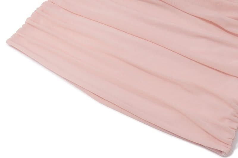 Blush Pink Backless Ruched Mini Dress - Strapless Holiday Party & Night Out Glam