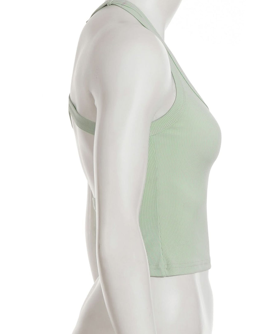 Elevated Everyday: Women's Black Ribbed Racerback Tank Top – Your Fall Layering Essential