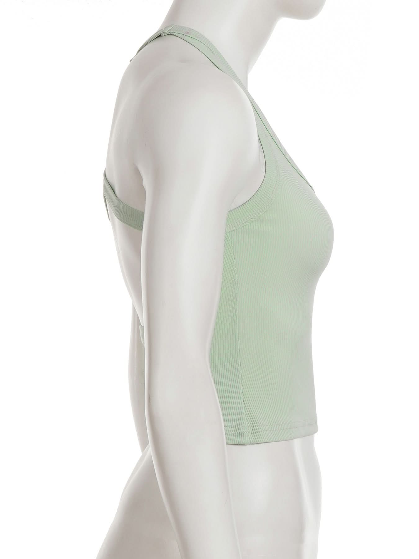 Elevated Everyday: Women's Black Ribbed Racerback Tank Top – Your Fall Layering Essential