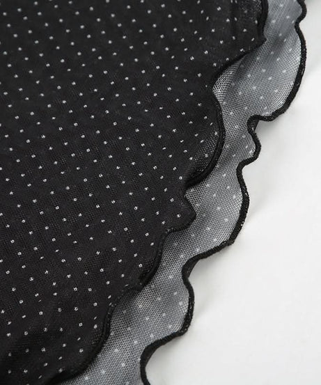 Y2K Chic Polka Dot Halter Top - Perfect for Fall Nights & Holiday Sparkle