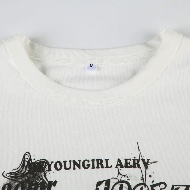 Fall Vibe 'Rapwriter' Graphic Fitted Tee | Edgy Streetwear Grunge Top