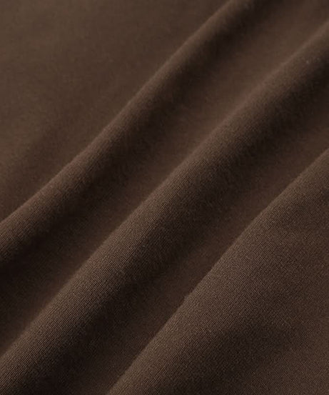 Chic Fall Chocolate Off-Shoulder Top for Women | Ruched & Knotted Detail