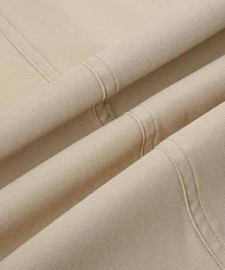 Chic Ruched Waist Wide Leg Pants - Effortless Fall Style for Women