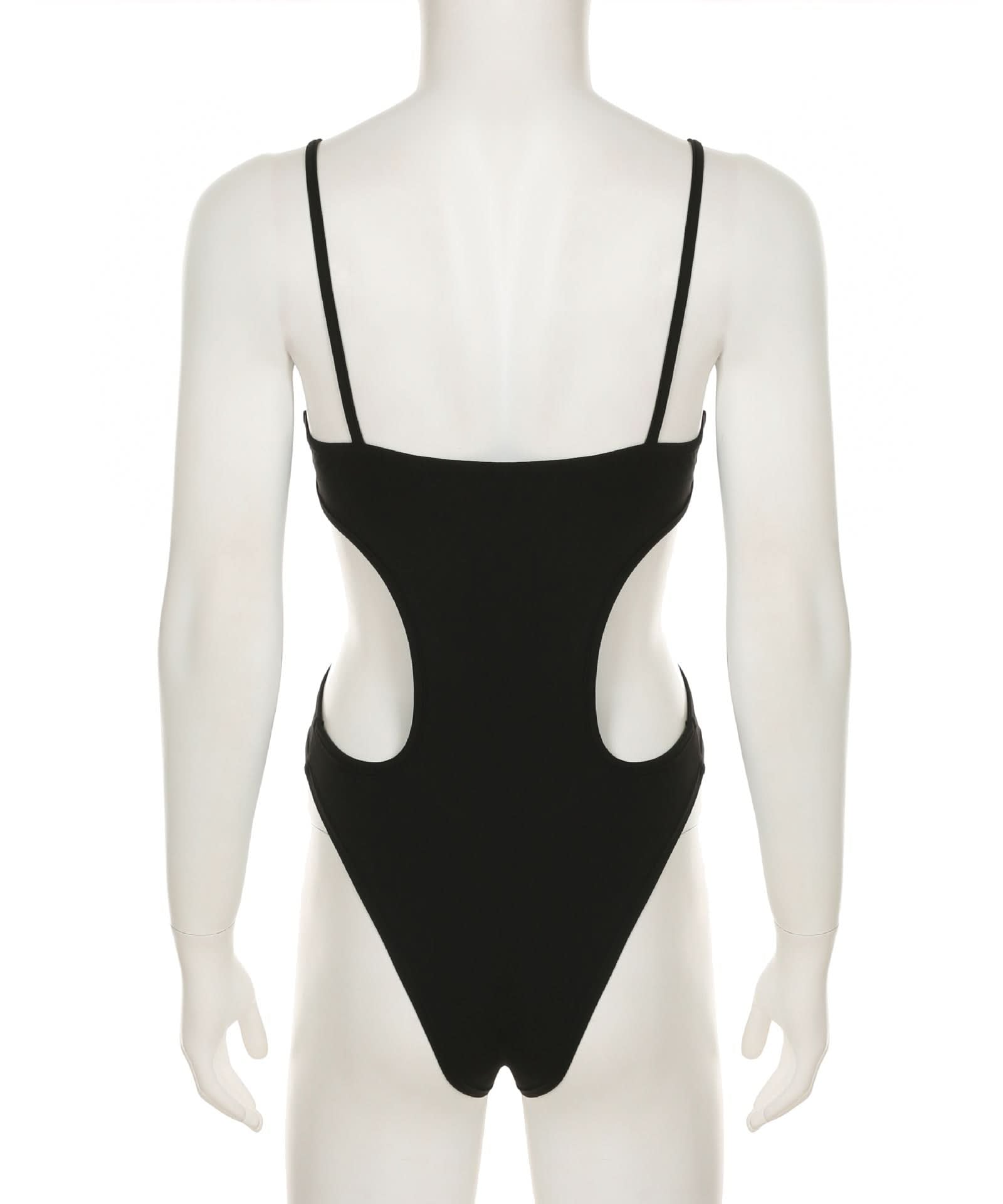 Coquette Chic: Black Bow-Detail Cutout Bodysuit - Fall's Must-Have Statement Piece