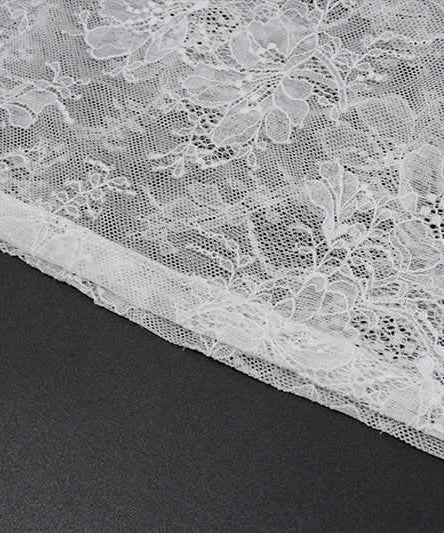 Alluring White Floral Lace Cami Crop Top - Your Fall Night Out & Layering Essential