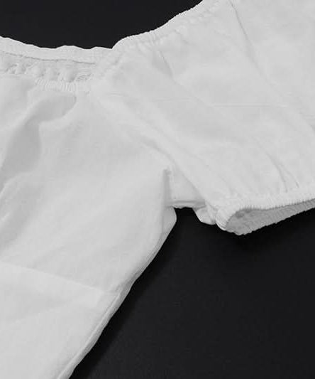 Chic White Puff Sleeve Button-Front Top for Women | Effortless Fall Style & Comfort