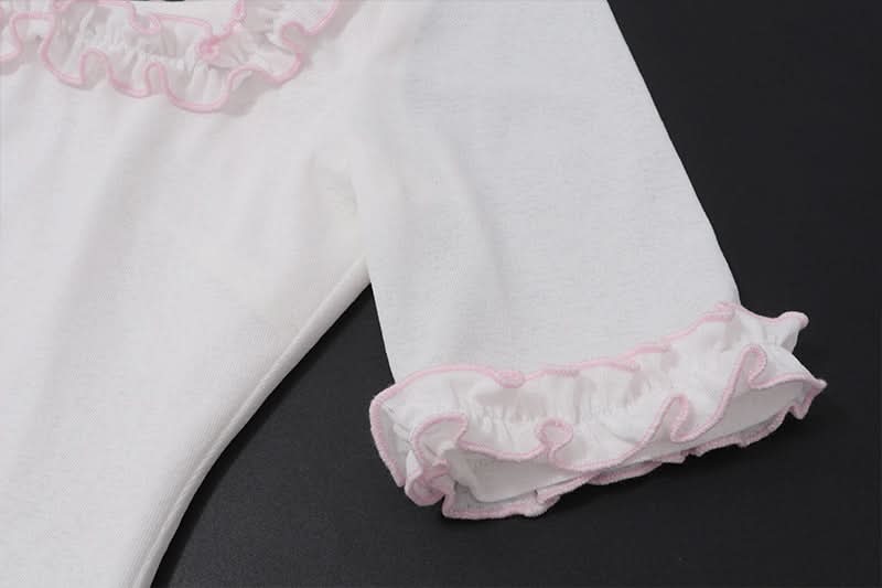 Whimsical Bunny Ruffle Mini Dress — Your Coziest Fall Style Essential