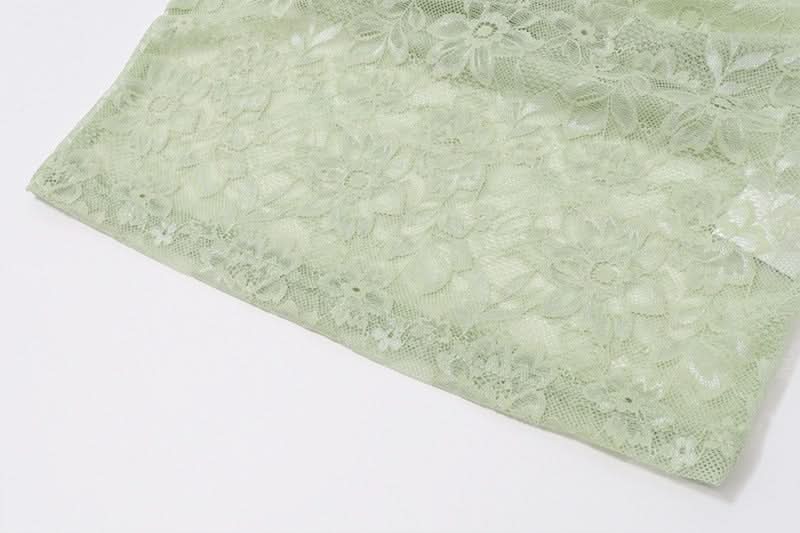 Ethereal Sage Lace Halter Top | Chic Fall Layers & Date Night Style for American Women