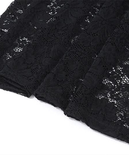 Sultry Black Lace Cutout Maxi Dress Set | Fall & Holiday Party Ready