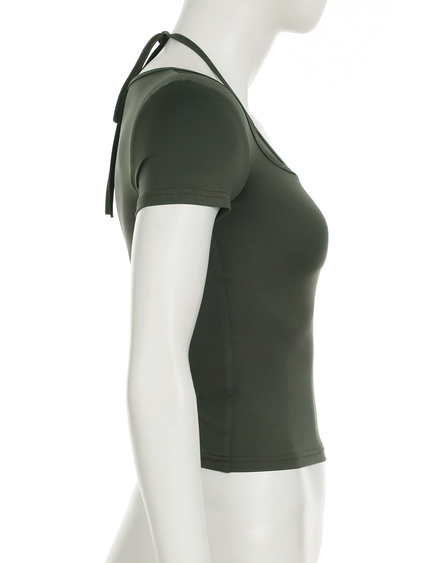 Elevated Black Halter Tie Short Sleeve Top - Fall's Chic & Versatile Wardrobe Essential