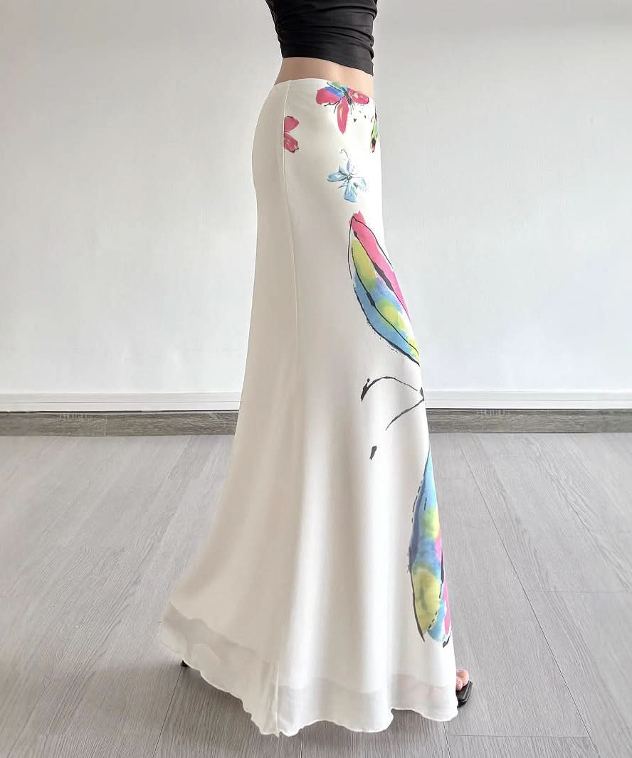 The Enchanting Butterfly Maxi Skirt - Effortless Chic for Fall Getaways & Beyond