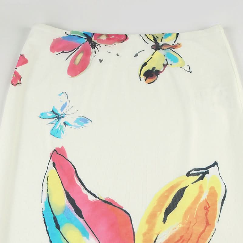 The Enchanting Butterfly Maxi Skirt - Effortless Chic for Fall Getaways & Beyond