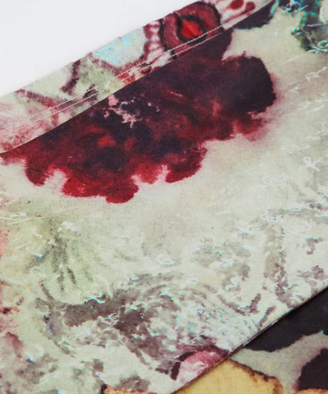 Vibrant Butterfly Art Strapless Tube Top - Chic Fall Statement Piece