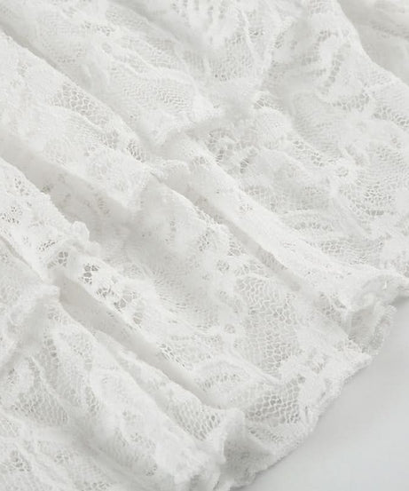Dreamy White Lace Corset Mini Dress - Perfect for Halloween, Holiday Parties & Romantic Nights Out