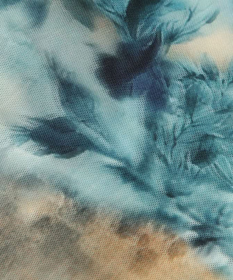 Y2K Fall Flair: Abstract Print Lace Halter Top | Tie-Neck V-Neck Camisole