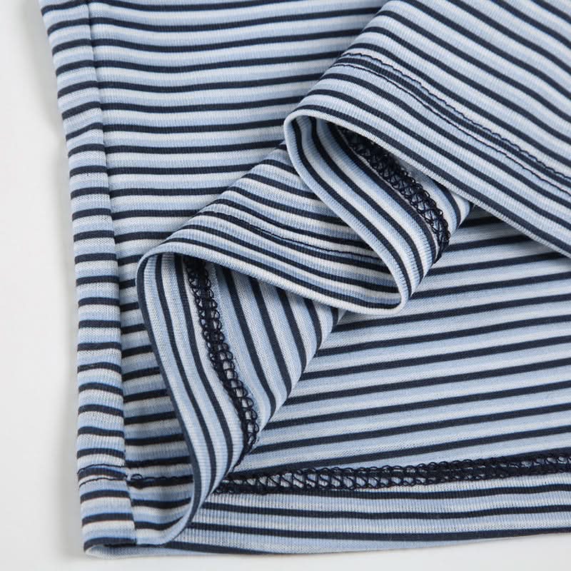 Chic Striped V-Neck Cami Top - Essential Fall Layering with Stylish Back Detail