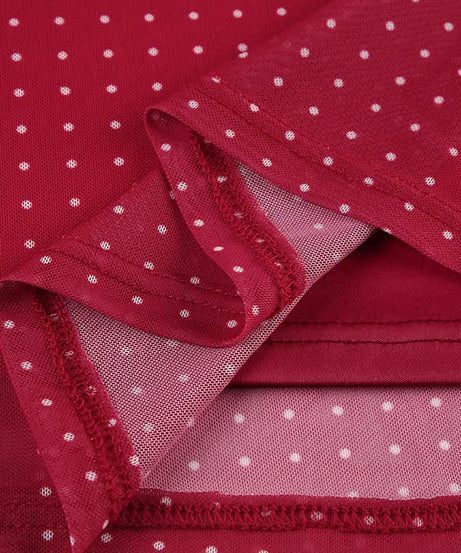 Chic Red Polka Dot Halter Mini Dress - Your Perfect Fall Party & Date Night Pick